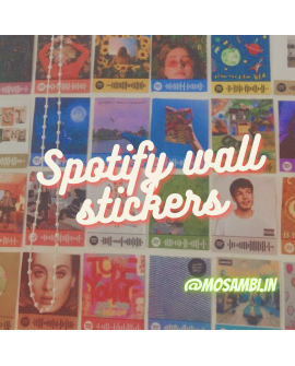 Spotify Wall Stickers -  Set of 18