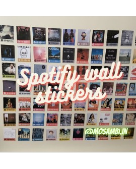 Spotify Wall Stickers -  Set of 27