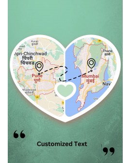 Personalized Long Distance Relationship Map Without Stand
